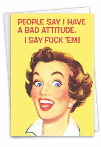 Funny birthday greeting card - 1,