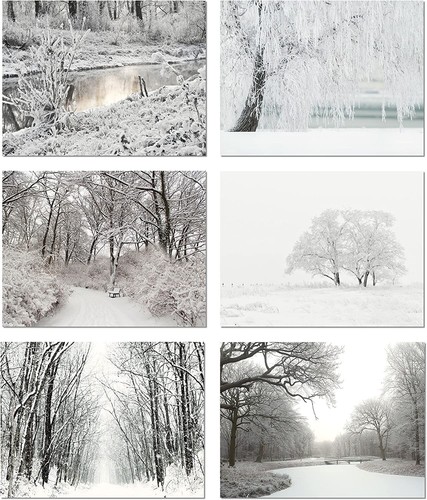 Winter scenes cards blank - scenes, cards-blank